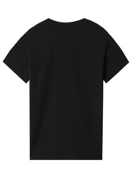 T-Shirt Napapijri Veny Nero per Donna