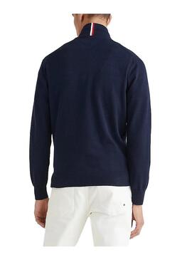 Giacca Tommy Hilfiger 1985 Knitted Blu Navy Uomo