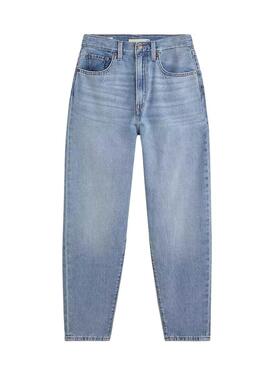 Jeans Levis High Loose Taper Blu Donna