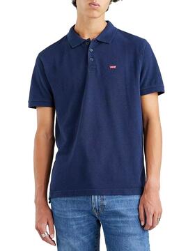 Polo Levis Housemark Blu Navy per Uomo