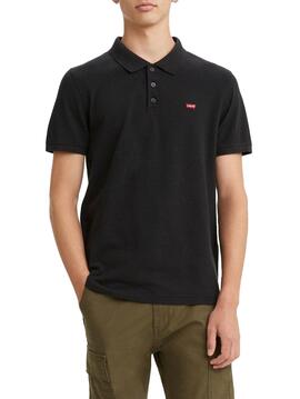 Polo Levis Housemark Nero per Uomo