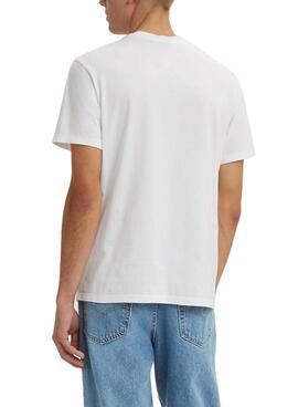 T-Shirt Levis Graphic BW Palm Bianco per Uomo
