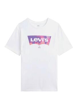 T-Shirt Levis Graphic BW Palm Bianco per Uomo