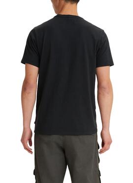 T-Shirt Levis Graphic BW Palm Nero per Uomo