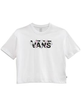 T-Shirt Vans Flow Rina Bianco per Donna