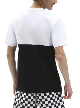 T-Shirt Vans Colorbock Nero e Bianco per Uomo
