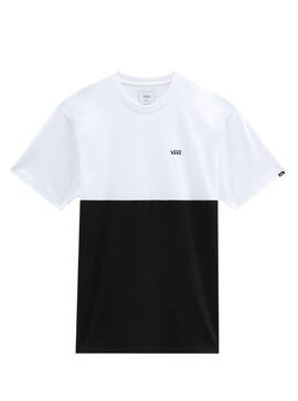 T-Shirt Vans Colorbock Nero e Bianco per Uomo