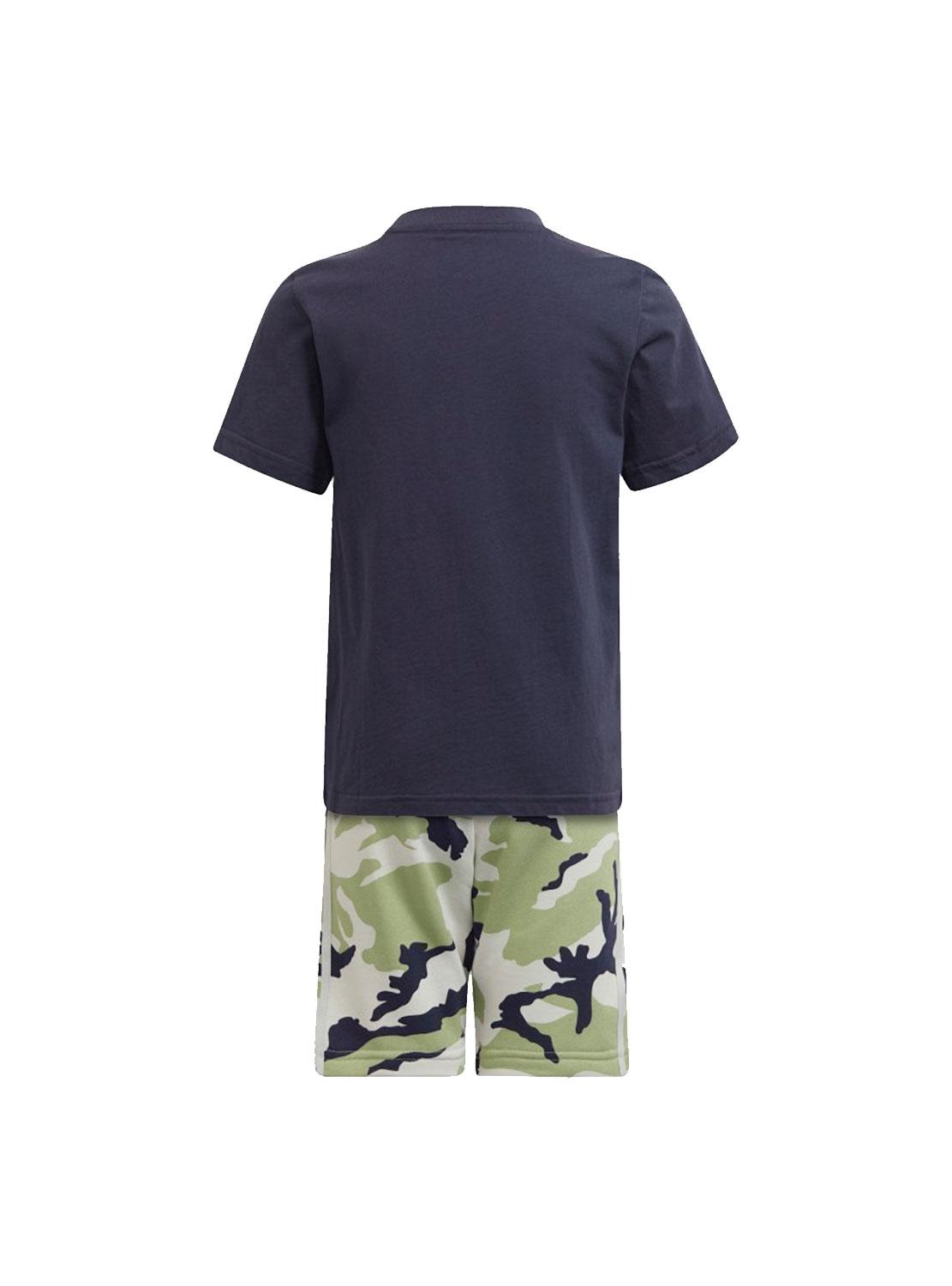 Set Adidas T-Shirt e Bermuda Camouflage Bambino