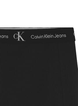 Gonna Calvin Klein Knitted Tape Nero per Bambina
