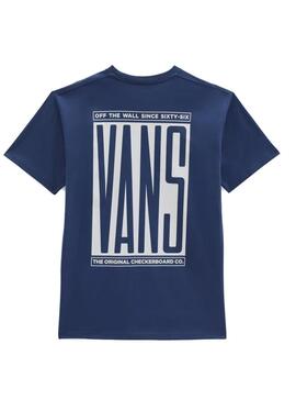 T-Shirt Vans Type Stretch Blu Navy per Uomo