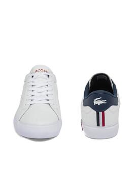 Sneakers Lacoste Powercourt Bianche per Uomo