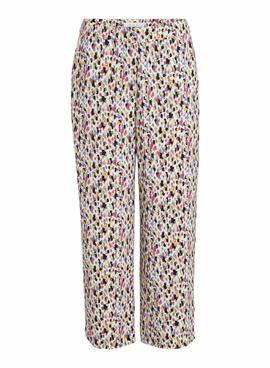 Pantaloni Vila Nahla Regular Estampado Multi Donna