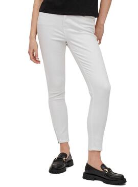 Pantaloni Vila Skinnie It Bianco per Donna