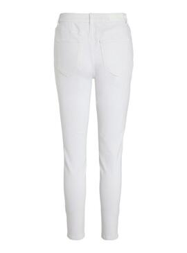 Pantaloni Vila Skinnie It Bianco per Donna