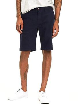 Shorts Tommy Jeans Essential Chino Blu Navy Uomo