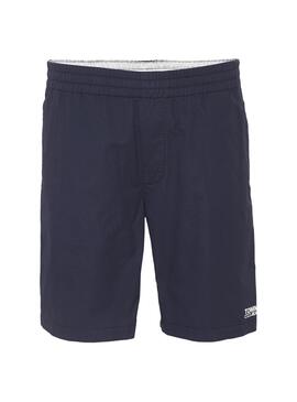 Shorts Tommy Jeans Basketball Blu Navy Uomo