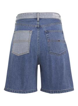 Shorts Tommy Jeans Contrast Pannello denim Donna