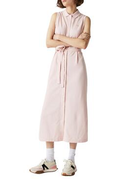 Vestito Lacoste EF1107 Rosa per Donna