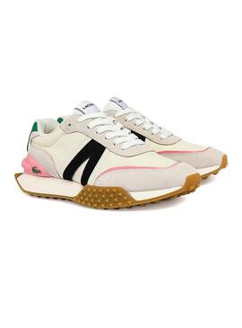 Sneaker Lacoste L Spin Deluxe Beige per Donna