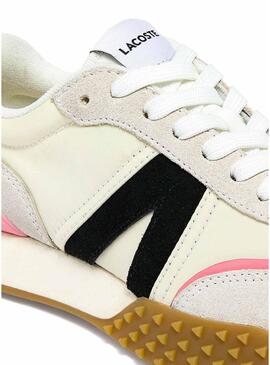 Sneaker Lacoste L Spin Deluxe Beige per Donna