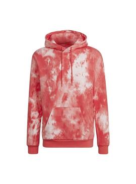 Felpa Adidas Essential Tie Dye Rosa per Uomo
