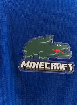 Polo Lacoste x Minecraft Classic Vestibilità Unisex Blu