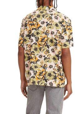 Camicia Levis Camper Bello Flora Sstampata Uomo