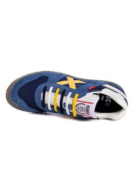 Sneaker Munich Goal 1546 Blu Navy Uomo
