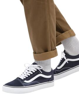 Sneaker Vans Old Skool Blu Navy per Uomo