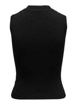 Top Only Bianca Nero per Donna