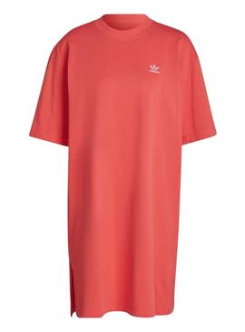 Vestito Adidas Grande Trefoil Arancione per Donna