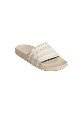 Flip flops Adidas Adilette Beige per Donna