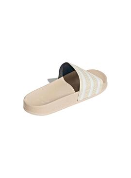 Flip flops Adidas Adilette Beige per Donna