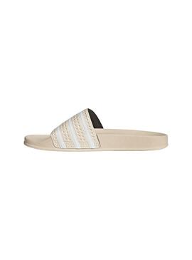 Flip flops Adidas Adilette Beige per Donna