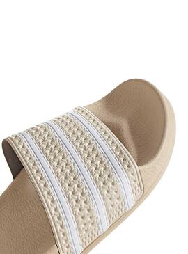 Flip flops Adidas Adilette Beige per Donna
