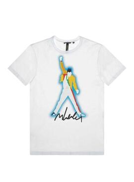 T-Shirt Antony Morato Bianco Freddie Mercury
