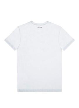 T-Shirt Antony Morato Palme Bianco per Uomo
