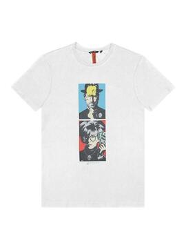 T-Shirt Antony Morato Tvboy Bianco per Uomo