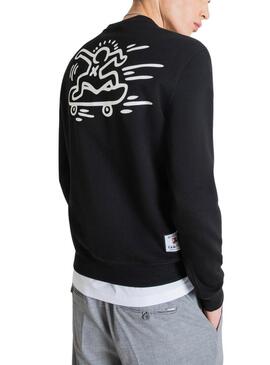 Felpa Antony Morato Keith Haring Nero Uomo