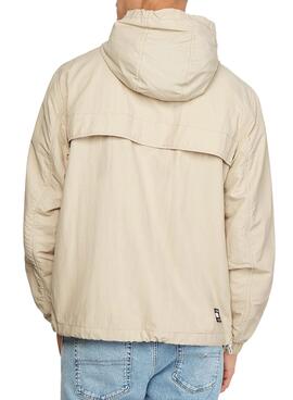 Giacca a Vento Tommy Jeans Chicago Beige per Uomo