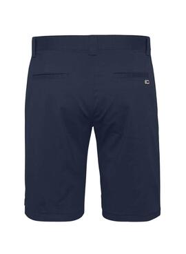 Bermuda Tommy Jeans Scanton Chino Blu Navy Uomo