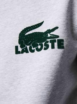 Felpa Lacoste Lounge Grigio Cocco Per Uomo