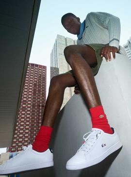 Sneaker Lacoste Carnaby Evo Biancos per Uomo