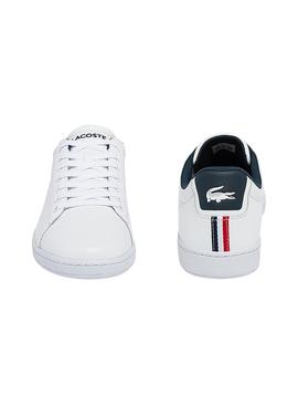 Sneaker Lacoste Carnaby Evo Biancos per Uomo