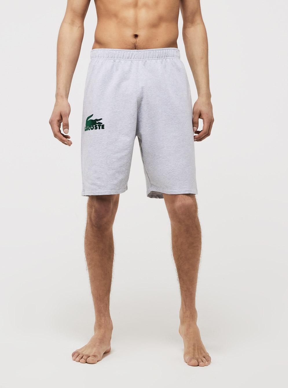 Bermuda Lacoste Pijama Lounge Croc Grigio Uomo