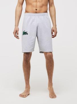 Bermuda Lacoste Pijama Lounge Croc Grigio Uomo