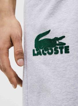 Bermuda Lacoste Pijama Lounge Croc Grigio Uomo