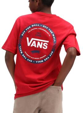 T-Shirt Vans Sprint Rosso Per Bambino