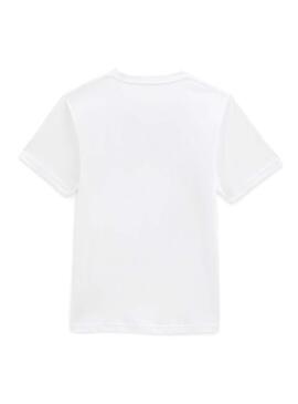 T-Shirt Vans Blocchi Bianco Per Bambino