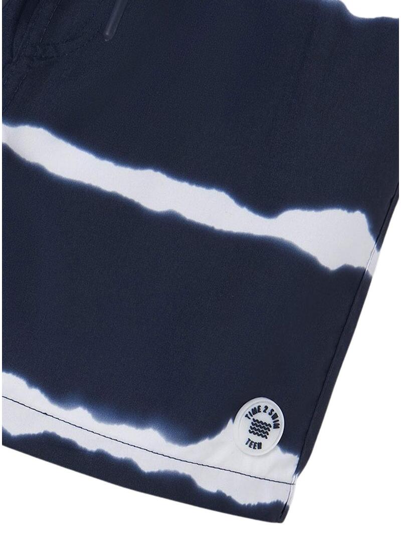 Costume da bagno Mayoral Tie Dye Blu Navy Per Bambino